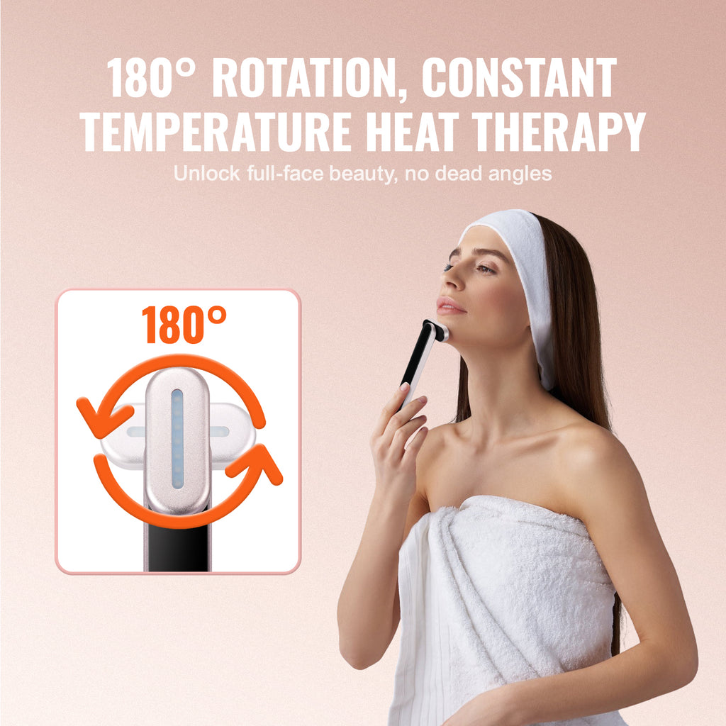 LumiGlow facial wand, feature detail
