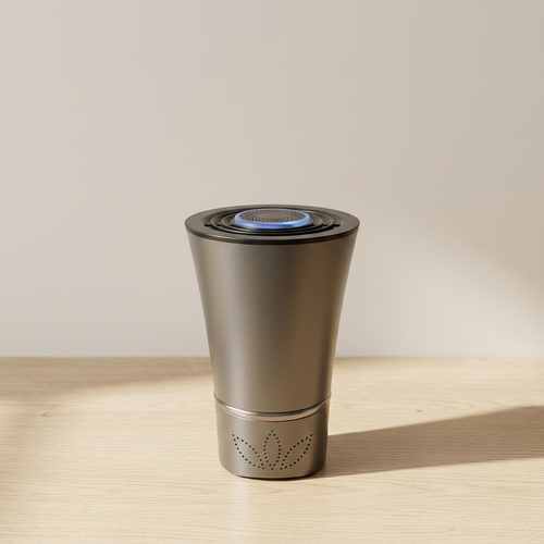 Clarity Mini True HEPA Desktop Air Purifier on a desk