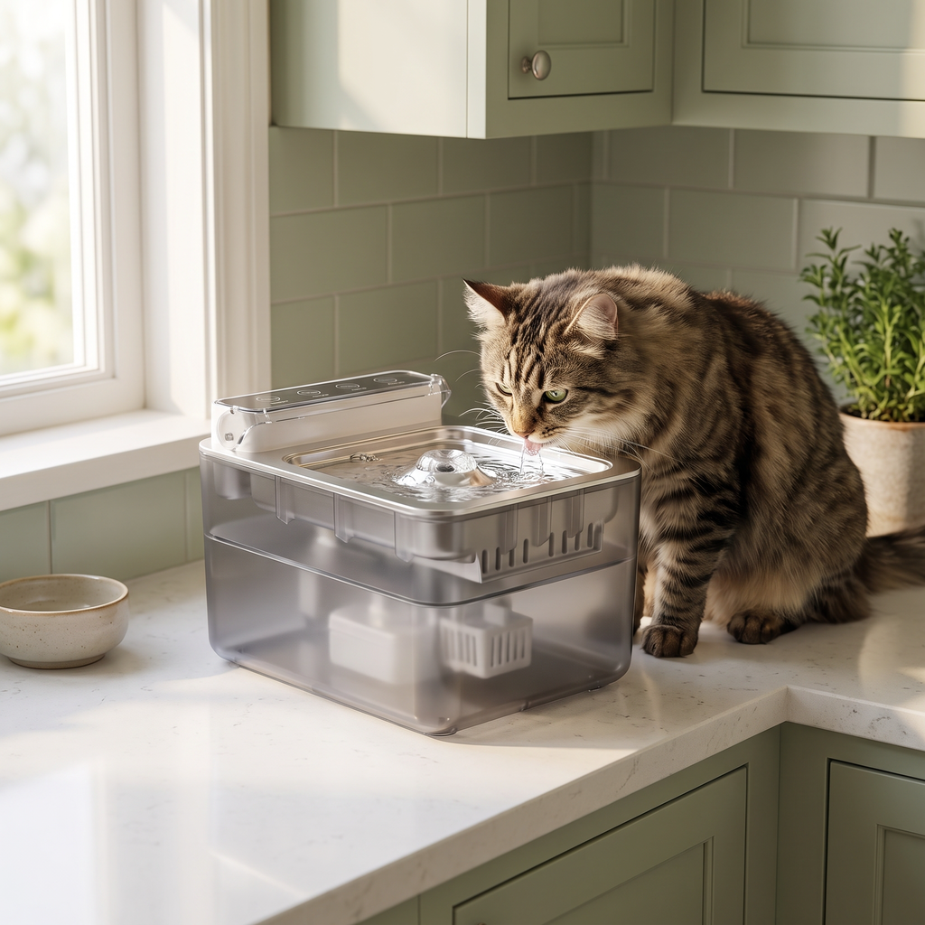 PureFlow Pet Fountain lifestyle scene