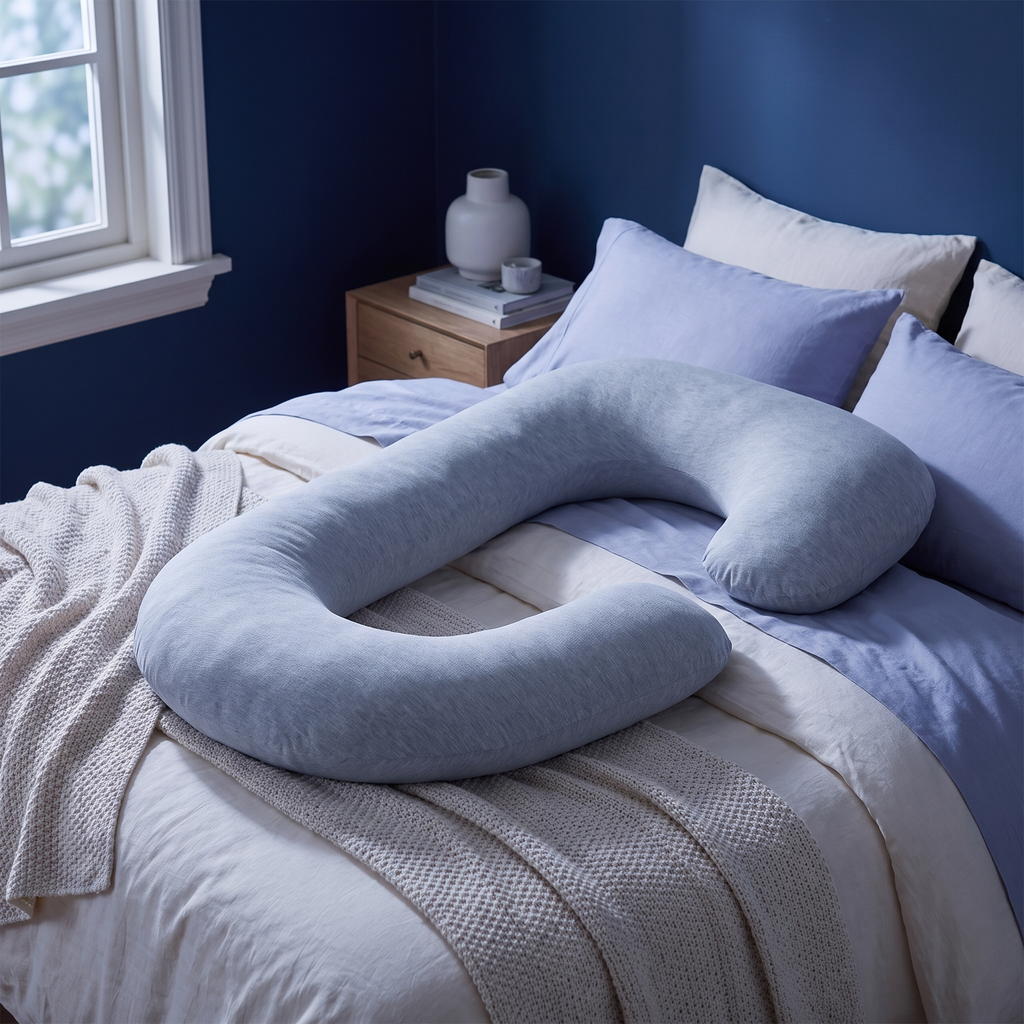 CradleForm G-Shaped Pregnancy Pillow lifestyle scene