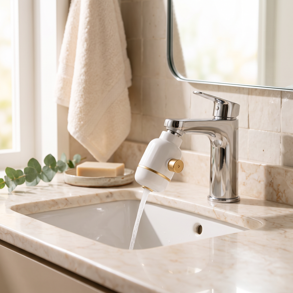 ClearDraw Skincare Faucet Filter lifestyle scene