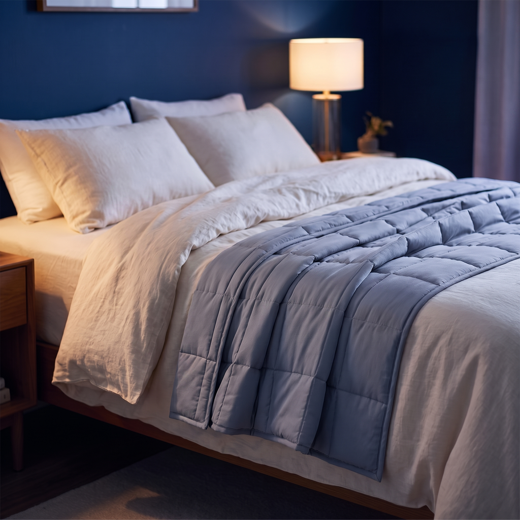 DeepHold Weighted Blanket lifestyle scene